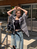 Lecle Funky Damage Balloon Denim Pants