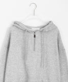 Nimb half-zip brushed hoodie