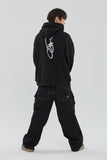 SILVER CLIP PENDANT LOGO HOODIE