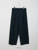 [unisex] Buten pin tuck cotton wide pants