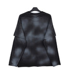 Tecker Dirty Washing Layered T-Shirt