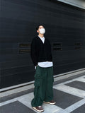 Fleece Cargo Balloon Pants