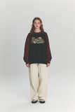 SNACK CAT Raglan Sweatshirt