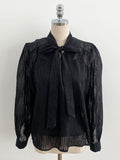 Cordell Tie Puff Blouse (Sleeveless Set)