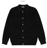 Luxton viscose collar cardigan