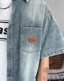 Kaiden Patch Denim Shirt