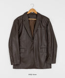 Delti Over Leather Jacket