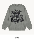 Matter Lettering Brush Knit