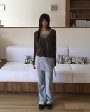 [MADE] Yujun Lace Button Ribbed Cardigan