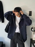 Two-way base hood zip-up