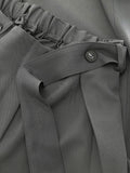 Bandell Strap Pintuck Slacks