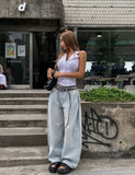 Casey Collar Halter Neck Crop Top