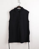 Kiron Half Zip Up Nylon Balloon String Sleeveless One Piece