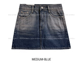 Gra Washing Denim Mini Skirt
