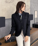Dains Tailored Collar Short Jacket