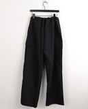 Minut two-way button strap long wide slacks