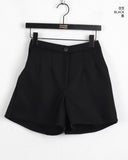Dini Basic Wool Pintuck Winter Shorts