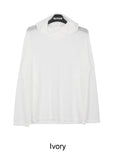 Ethel See-Through Knit Hoodie