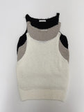 Tail Square Knit Vest
