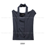 Papi Stripe Two Way Shoulder Scarf Set