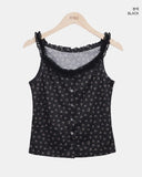Hiyun Flower Frill Sleeveless