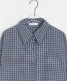 Hontak Check Crop Shirt