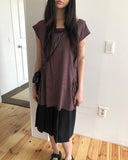 Denic Stripe Short Sleeve One Piece
