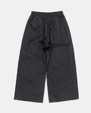 Hem snap pintuck nylon banding pants