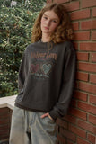 Velour Love Pigment Sweatshirt