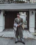 Oden Wool Notched Long Coat