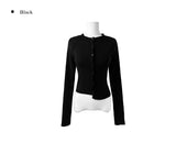 [Spring] Ulin Button Unbalance Round Cardigan