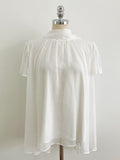 Hens Halter Tie Chiffon Blouse (Belt set)