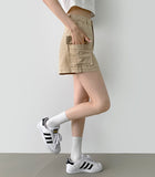 Pocket Cargo Feminine Cotton Shorts
