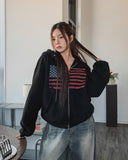 Blind washing balloon denim pants