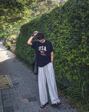 USA washing short sleeve