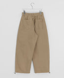 [unisex] Dalkas Pintuck Cotton Banding Wide Pants