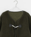 Diombre Reversible Wool Duffle Quilting Padding Jacket