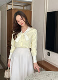 Rendry Ribbon Color Matching Tie Knit
