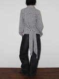 SIDE STRAP CHECK SHIRT