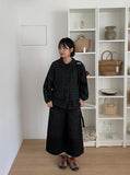 Caled Washing Denim Bermuda Pants