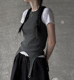 Pigment D-ring sleeveless