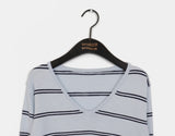 Moem Zen Stripe V-Neck Knit