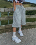 Tear Rivet Double Knee Bermuda Pants