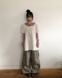 Karok Two-Pintuck Cargo Wide Pants
