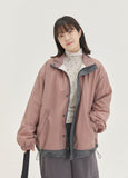 [BAONHAUS] Two-ton color reversible fleece jacket
