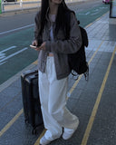 Tabe cotton wide pants