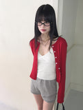 Oldin Spring Punching Long Sleeve Cardigan