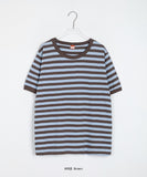 Welty Stripe Over Short Sleeve Tee