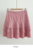 Beckin Span Mini Tiered Skirt Pants