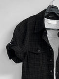 Urban Shadow Check Roll-Up Shirt